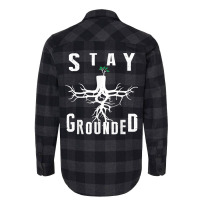 Electrician Journeyman Lineman Stay Grounded Design Flannel Shirt | Artistshot