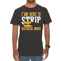 Electrician Jokes Funny Electrical Engineer Sarcastic Meme Vintage T-shirt | Artistshot