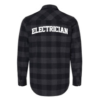 Electrician Job Outfit Costume Retro College Arch Funny Flannel Shirt | Artistshot