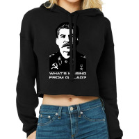 What's Missing From Glag Joseph Stalin Dark Humor Cropped Hoodie | Artistshot