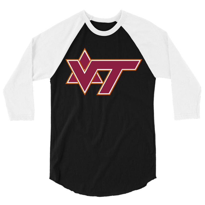 Vt Hokies Jewish Star Of David 3/4 Sleeve Shirt | Artistshot