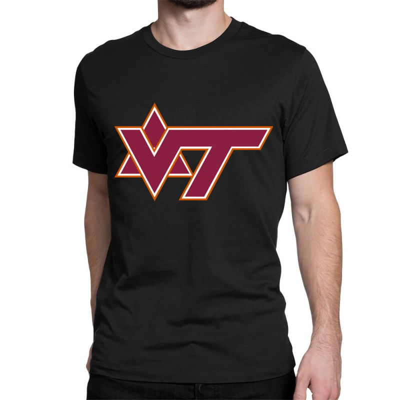 Vt Hokies Jewish Star Of David Classic T-shirt | Artistshot