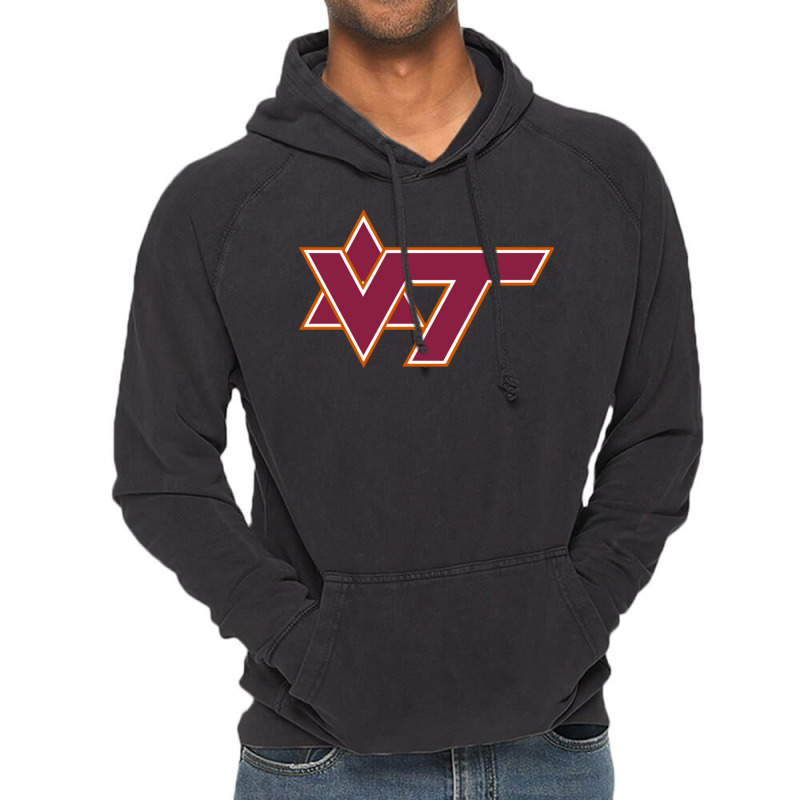 Vt Hokies Jewish Star Of David Vintage Hoodie | Artistshot