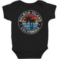 Balboa Island California Ca Vintage Retro 70s Baby Bodysuit | Artistshot