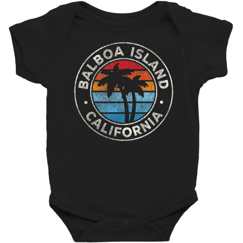 Balboa Island California Ca Vintage Retro 70s Baby Bodysuit by michaelyounger19 | Artistshot