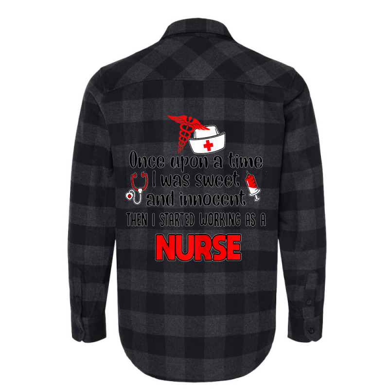 Womens Started Working As A Nurse  Nurse T Shirt Flannel Shirt by GARYAMILTON | Artistshot