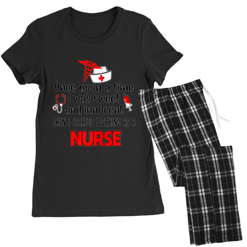 Womens Started Working As A Nurse  Nurse T Shirt Women's Pajamas Set by GARYAMILTON | Artistshot