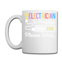 Electrician In Progress Please Wait Future Electrician Funny Premium Coffee Mug | Artistshot