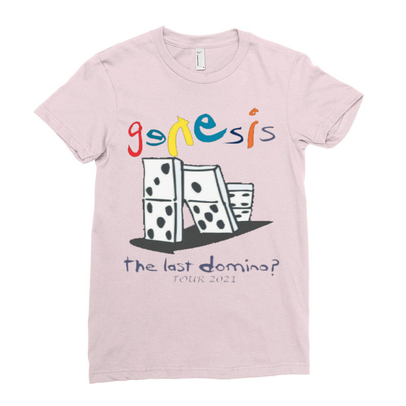 Genesis The Last Domino Uk Album Tour 2021 Music Concertunitee Tumblr Ladies Fitted T-Shirt by jaatkuv4 | Artistshot