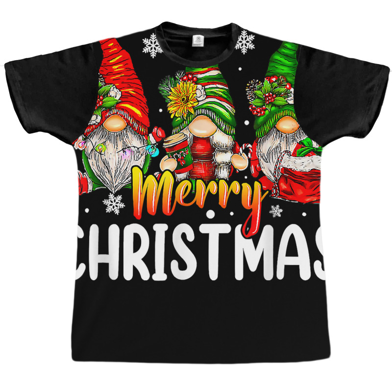 Merry Christmas Gnomes Xmas Matching Family T Shirt Graphic T-shirt | Artistshot