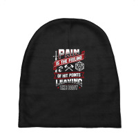 Pain Is The Feeling Of Hit Points Baby Beanies | Artistshot