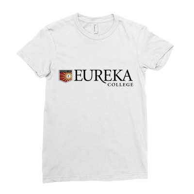Eureka College Ladies Fitted T-shirt Designed By Michaelword