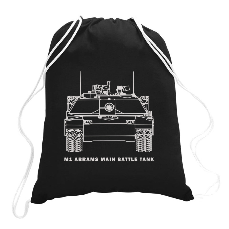 Us Army Tank M1 Abrams Main Battle Tank   M1 Abrams Us Army Tank Drawstring Bags by kudaponijengkulit | Artistshot