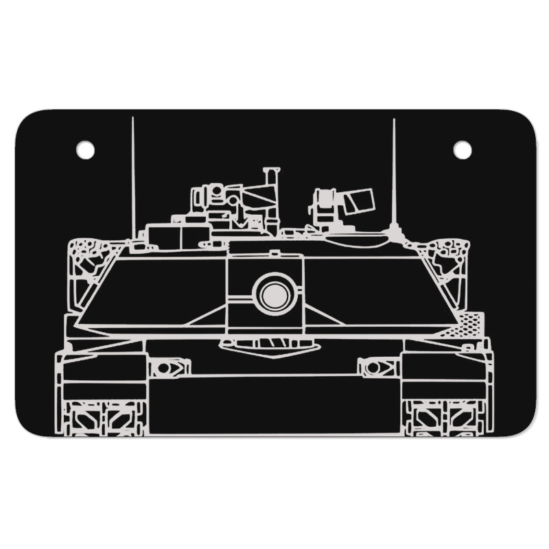 Us Army Tank M1 Abrams Main Battle Tank   M1 Abrams Us Army Tank ATV License Plate by kudaponijengkulit | Artistshot