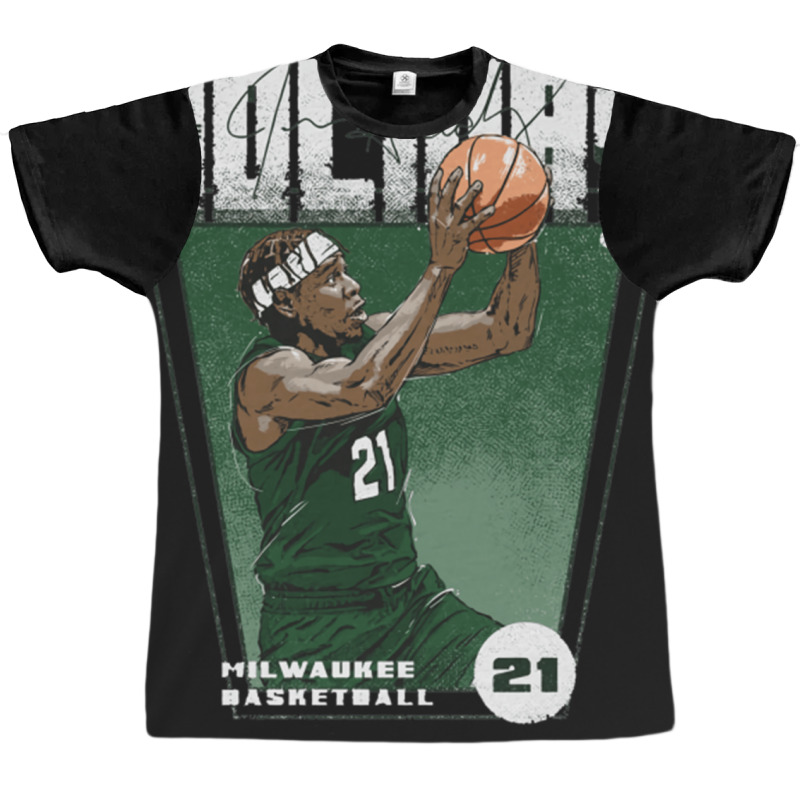 Jrue Holiday Premiere Graphic T-shirt by TresaHollen | Artistshot