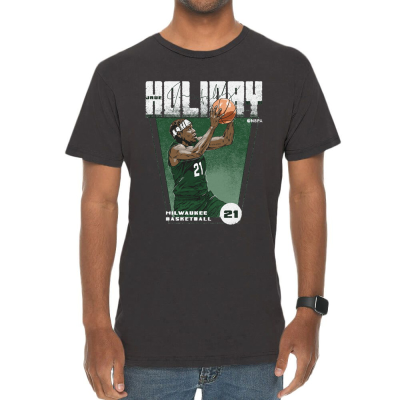 Jrue Holiday Premiere Vintage T-Shirt by TresaHollen | Artistshot