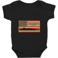 Uss Abraham Lincoln Ssbn 602 Nuclear Ballistic Missile Submarine Vinta Baby Bodysuit | Artistshot