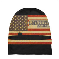 Uss Abraham Lincoln Ssbn 602 Nuclear Ballistic Missile Submarine Vinta Baby Beanies | Artistshot