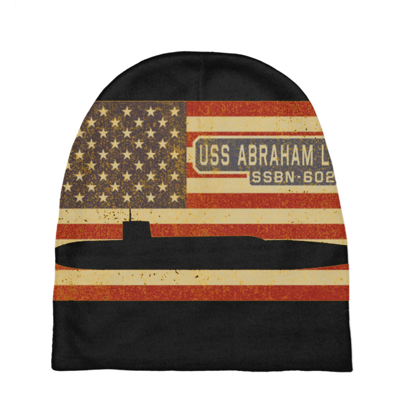 Uss Abraham Lincoln Ssbn 602 Nuclear Ballistic Missile Submarine Vinta Baby Beanies by kudaponijengkulit | Artistshot