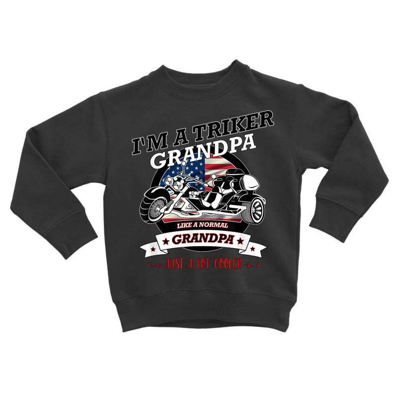 Cool Usa Triker Grandpa, Trike Gift Design Toddler Sweatshirt by AmberAThompson | Artistshot