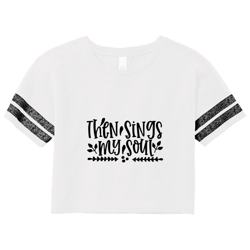 Then Sings My Soul With Music Notes Chr Scorecard Crop Tee by bebekbututt | Artistshot