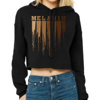 Cool Melanin Gift Men Women Funny Dripping Proud Afro Shades _002 Cropped Hoodie | Artistshot