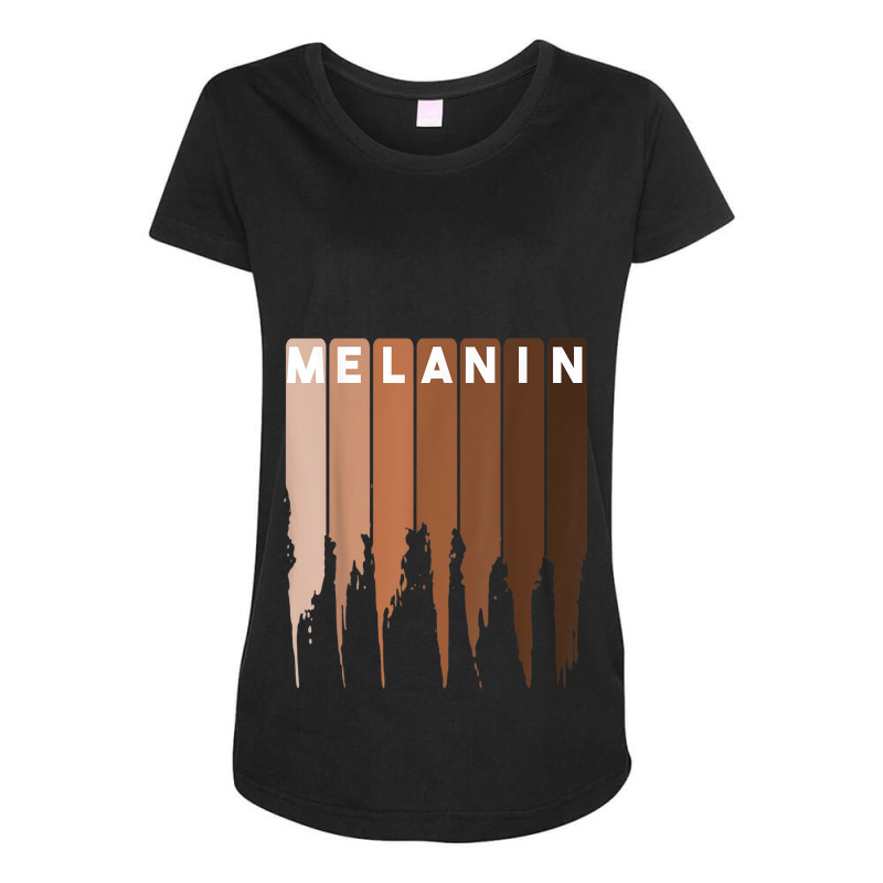 Cool Melanin Gift Men Women Funny Dripping Proud Afro Shades _004 Maternity Scoop Neck T-shirt by SHANNONRENNAN | Artistshot