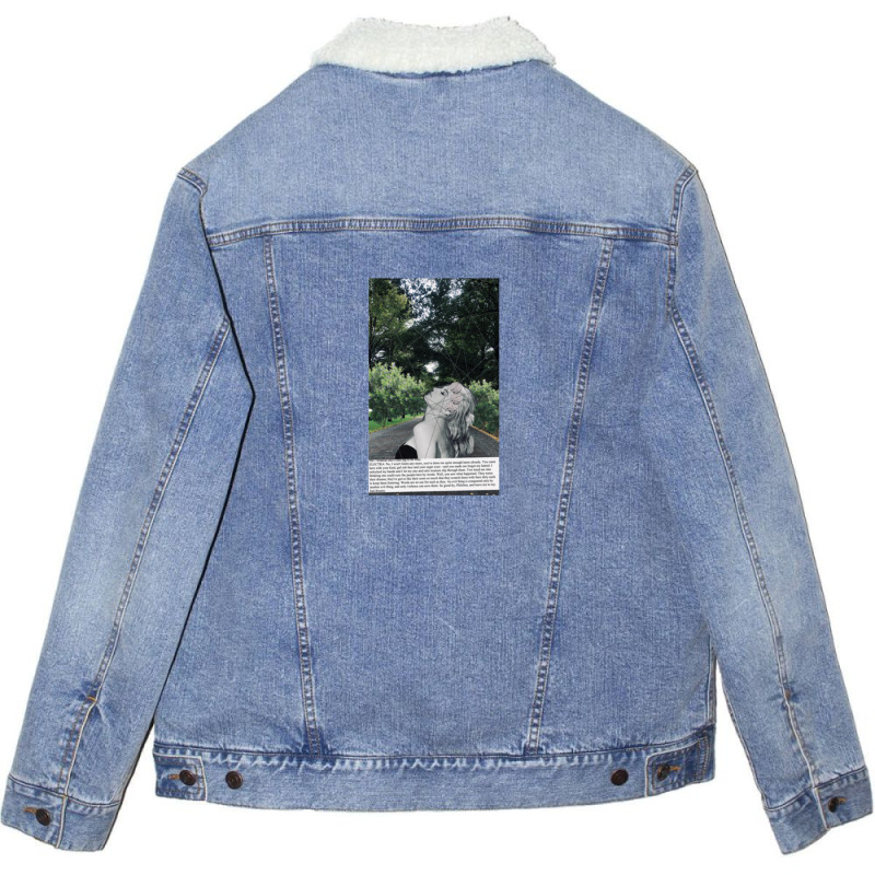 La Dolce Vita Marcello Mastroianni Silvia Unisex Sherpa-lined Denim Jacket | Artistshot