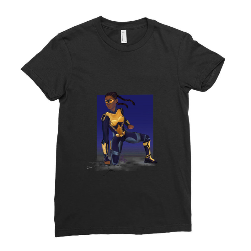 Feel The Thunder Ladies Fitted T-Shirt by AcostaLopezJuan | Artistshot