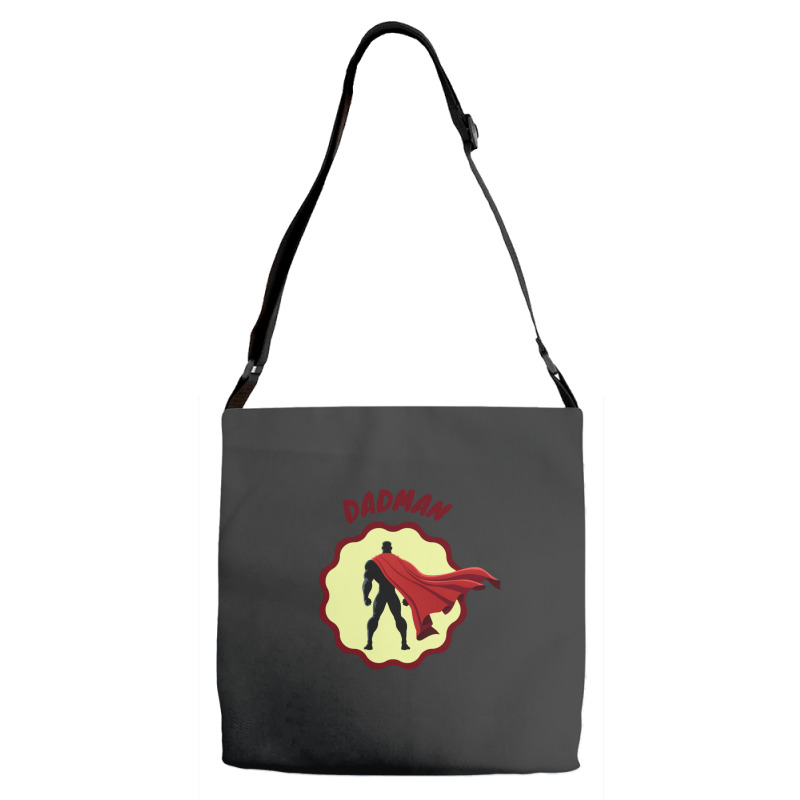 Dadman - Fathers Day Adjustable Strap Totes | Artistshot