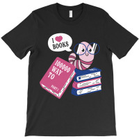 Worm Love Books T-shirt | Artistshot