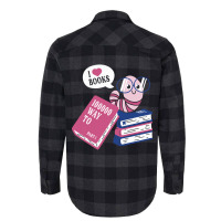 Worm Love Books Flannel Shirt | Artistshot