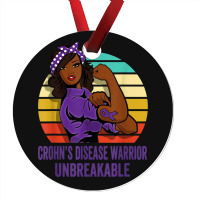 Crohn's Disease Warrior Shirt Unbreakable Ornament | Artistshot