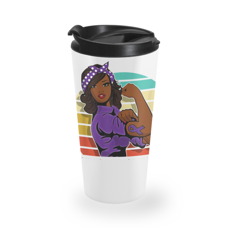 Crohn's Disease Warrior Shirt Unbreakable Travel Mug | Artistshot