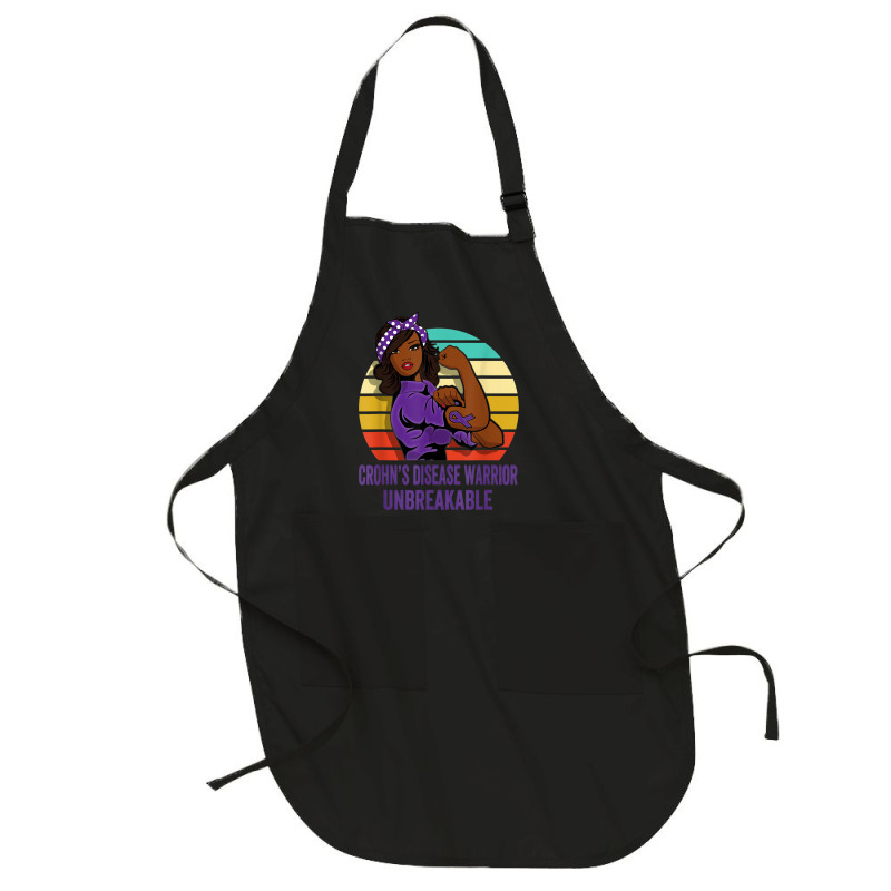 Crohn's Disease Warrior Shirt Unbreakable Full-length Apron | Artistshot