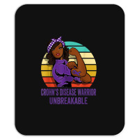 Crohn's Disease Warrior Shirt Unbreakable Mousepad | Artistshot