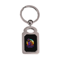 Crohn's Disease Warrior Shirt Unbreakable Silver Rectangle Keychain | Artistshot