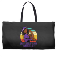 Crohn's Disease Warrior Shirt Unbreakable Weekender Totes | Artistshot