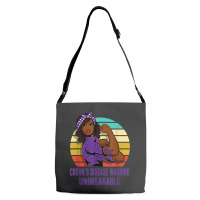 Crohn's Disease Warrior Shirt Unbreakable Adjustable Strap Totes | Artistshot