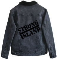 Strong Island - 2.0 Unisex Sherpa-lined Denim Jacket | Artistshot