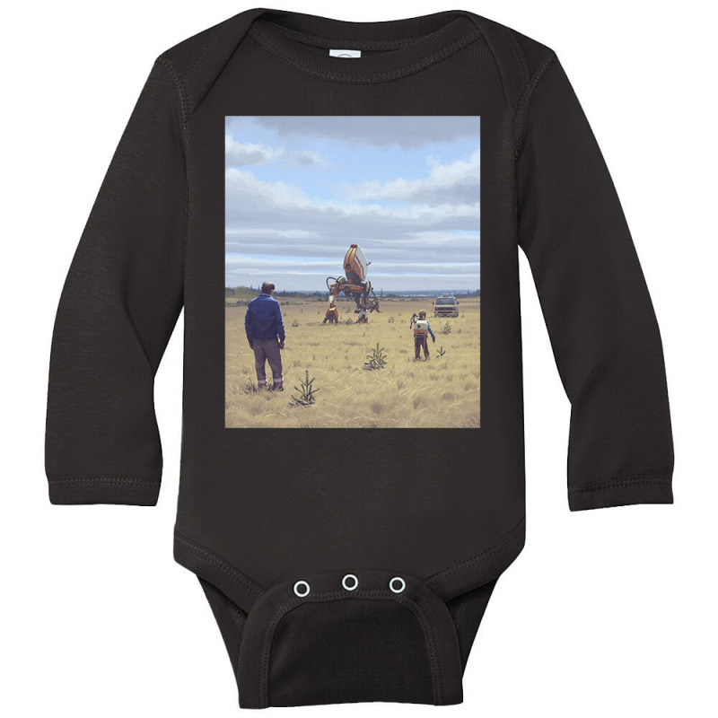 Tales From The Loop - Child Found Object Long Sleeve Baby Bodysuit | Artistshot