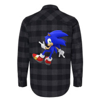 Classic Blue Super Hedgehog Flannel Shirt | Artistshot