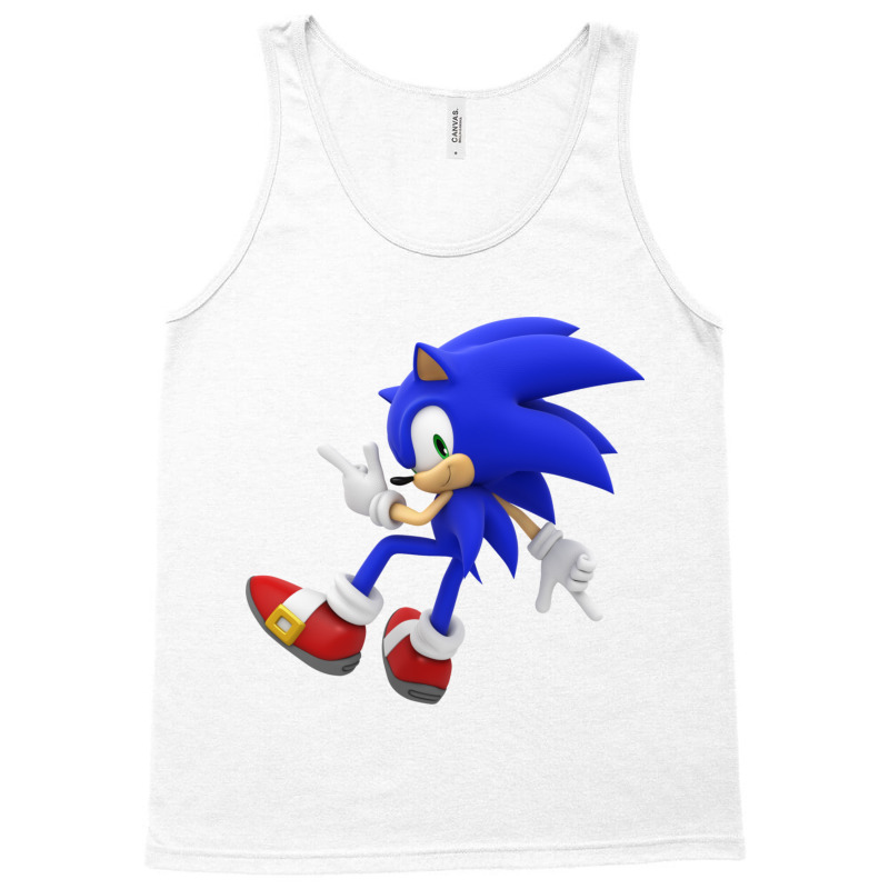 Classic Blue Super Hedgehog Tank Top by ElaineABernard | Artistshot