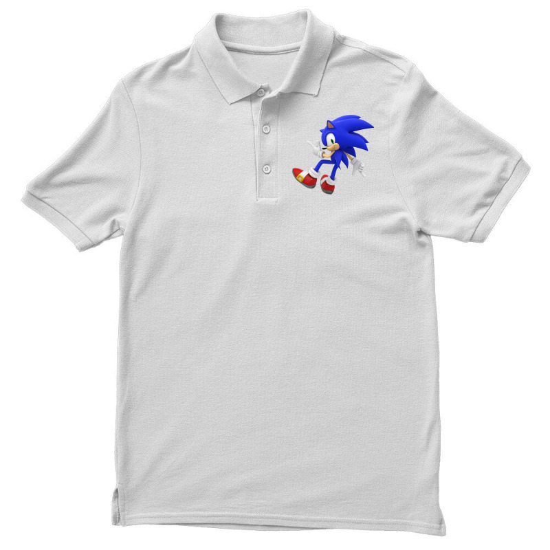 Classic Blue Super Hedgehog Men's Polo Shirt by ElaineABernard | Artistshot