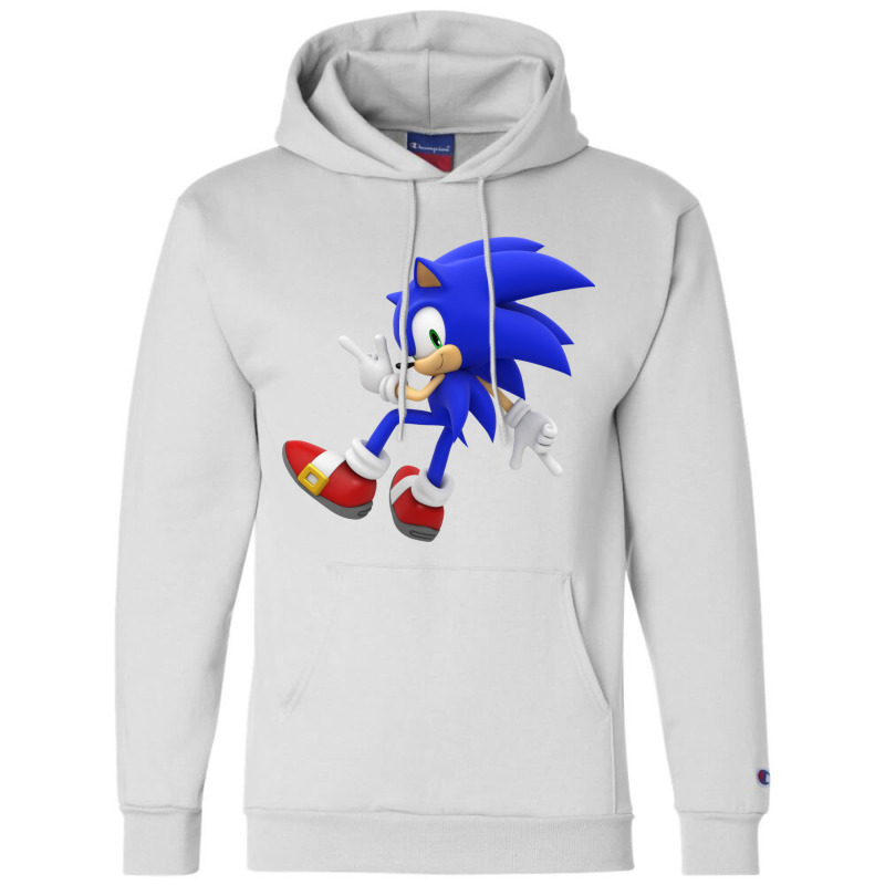 Classic Blue Super Hedgehog Champion Hoodie by ElaineABernard | Artistshot