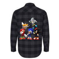 Cool Character Anime Songehog Flannel Shirt | Artistshot