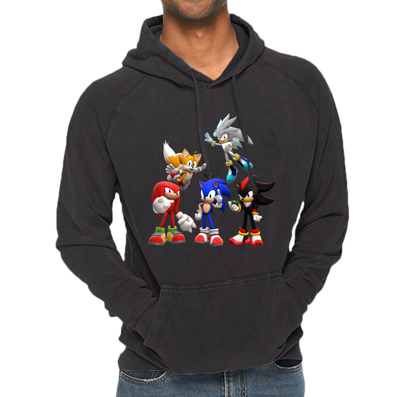 Cool Character Anime Songehog Vintage Hoodie by ElaineABernard | Artistshot