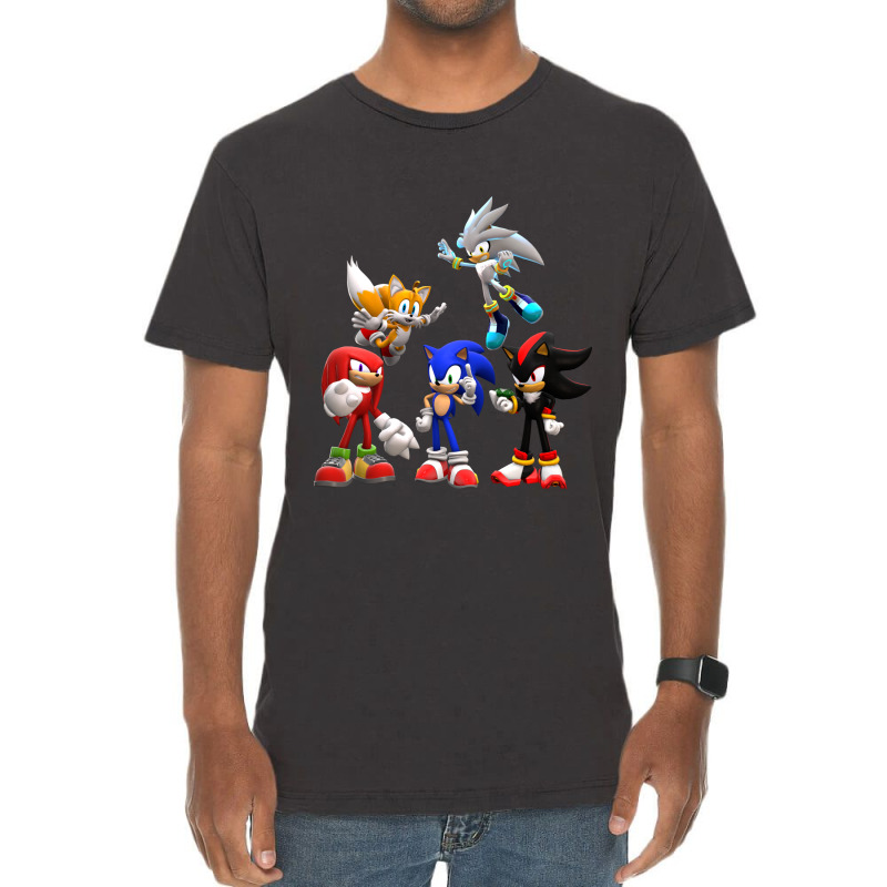 Cool Character Anime Songehog Vintage T-Shirt by ElaineABernard | Artistshot