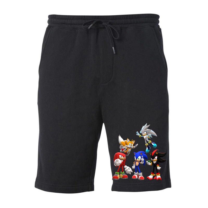 Cool Character Anime Songehog Fleece Short by ElaineABernard | Artistshot