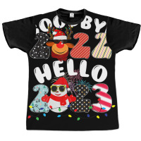 Goodbye 2022 Hello 2023 Cute Christmas Tee Graphic T-shirt | Artistshot